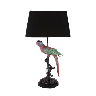 parrot lamp red