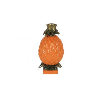 pineapple candleholder orange