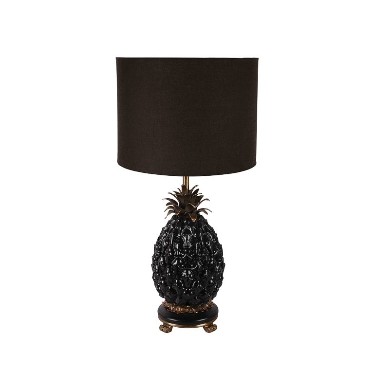 Black Pineapple Lamp Shop Tropical Table Lamps Online Circus 25