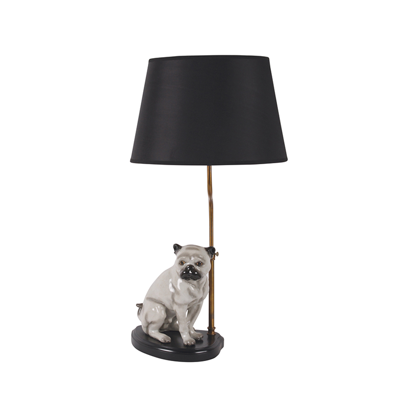 Thomas Pug Lamp Luxurious Quirky, Pug Dog Table Lamp