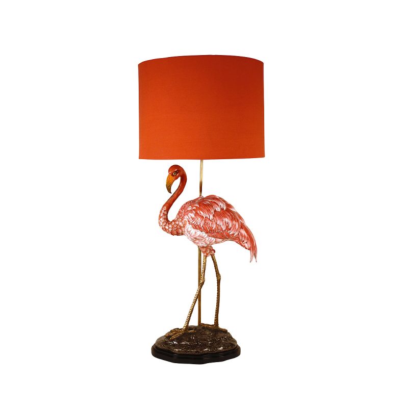 flamboyant flamingo lamp