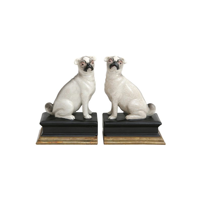 pug bookends