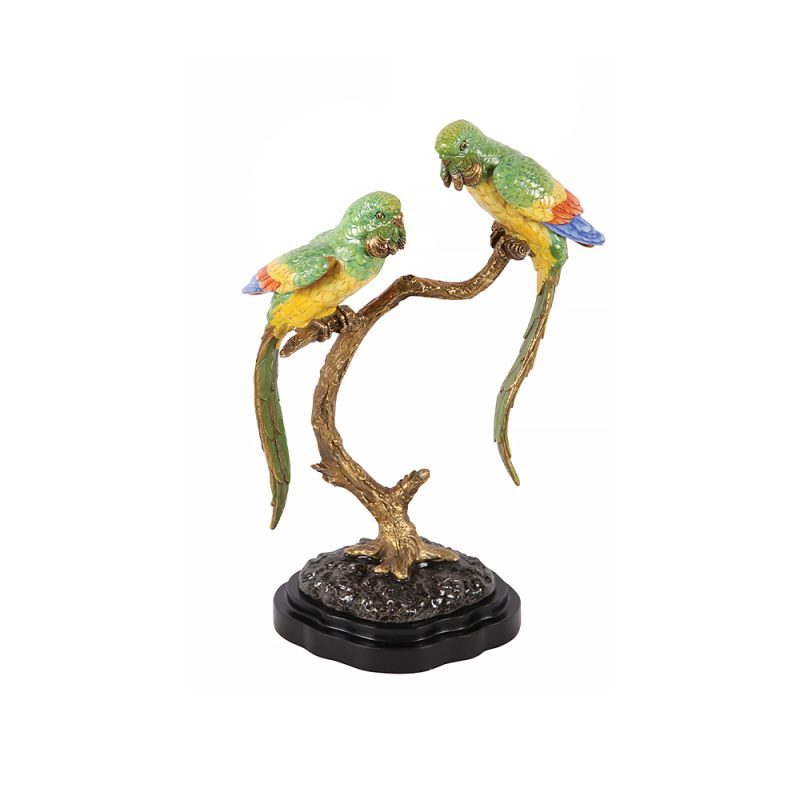 parakeets in tree