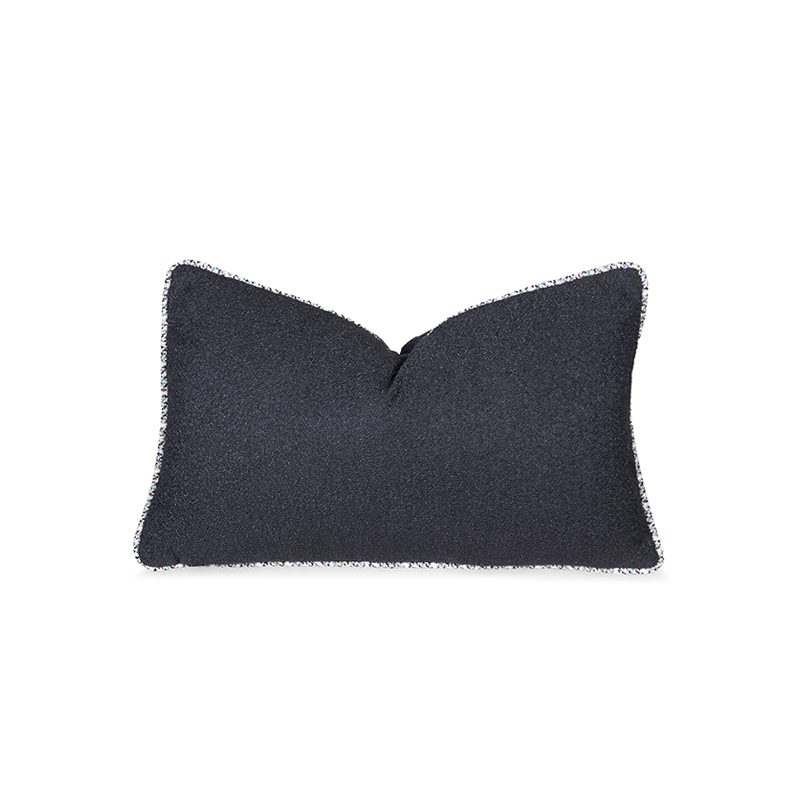 Dark Blue Textured Cushion