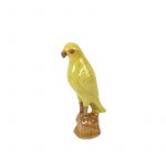 parrot figurine yellow