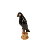 parrot figurine black