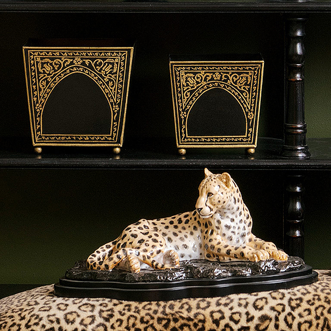 Cheetah Figurine - Circus 25 - Shop Luxury Home Decorations